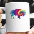 Vintage Tie Dye Bison American Buffalo Coffee Mug