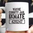 Wayne County Jail Inmate Prison Halloween Costume Coffee Mug