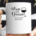 Wine With Dewine Wine Ohio Tumbler Coffee Mug