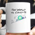 The World Vs Virus Fight Virus Cartoon Coffee Mug