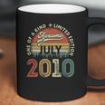 12Th Birthday Retro Vintage Born In July 2010 12 Years Old Coffee Mug