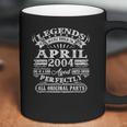 18 Years Old Gifts Legends Born In April 2004 18Th Birthday Coffee Mug