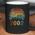 19 Years Old Birthday Gift Awesome Since April 2002 Ver2 Coffee Mug