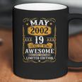 19 Years Old Gifts Vintage May 2002 19Th Birthday Gift Coffee Mug