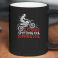 2 Stroke Spitting Oil Ripping Soil Dirt Bike Motocross Gift Coffee Mug