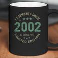 20 Years Old Bday Legendary Since 2002 - Vintage 20Th Birthday Coffee Mug