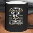 35 Years Old 35Th Birthday Decoration April 1987 Ver2 Coffee Mug