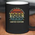 36 Years Old Birthday Vintage September 1986 Limited Edition Coffee Mug