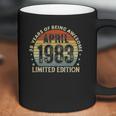 38 Years Old Vintage April 1983 Limited Edition 38Th Birthday Coffee Mug