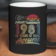 40Th Birthday Gifts Vintage Retro January 1981 40 Years Old Coffee Mug