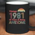 40Th Birthday Gifts Vintage Years Of Being Awesome Coffee Mug