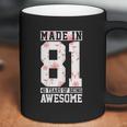 41St Birthday Gift 41 Years Vintage Awesome Since 1981 Coffee Mug