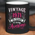 50Th Birthday Gift Vintage 1971 50 Years Of Being Awesome Coffee Mug