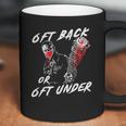 6 Feet Back Or 6 Feet Under Negan Coffee Mug