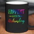 Airbrushing Happiest Funny Artist Gift Idea Cool Gift Graphic Design Printed Casual Daily Basic Coffee Mug