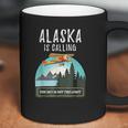 Alaska Mountain Retro Vintage Plane Bush Flying Coffee Mug