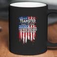 American Flag Teamster Definition Funny Fathers Day Graphic Design Printed Casual Daily Basic Coffee Mug