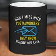 American Postal Worker Mailed It Mail Escort For Mailman Coffee Mug