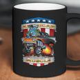 American Pride Classic Fifties Muscle Car Hot Rod Cartoon Coffee Mug