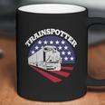 American Trainspotter Train America Trainspotting Trains Gift Graphic Design Printed Casual Daily Basic Coffee Mug