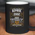 April 2002 19Th Birthday Gift 19 Years Old Men Women Coffee Mug