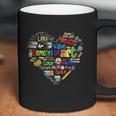 Artist Elements Of Art Heart Shape Colorful Painter Coffee Mug