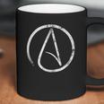 Atheism Symbol Distressed Atheist Coffee Mug