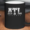 Atl Atlanta Skyline Pride Black And White Coffee Mug