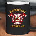 Baltimore City Fire Rescue Ladder 49 Coffee Mug