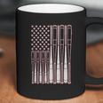 Baseballs And Bats American Flag Youth Coffee Mug