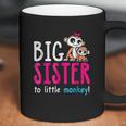 Big Sister To A Lil Monkey Sister Presents Coffee Mug