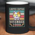 Birthday Cat Born In November 2000 Ltd Edition 21 Years Old Coffee Mug