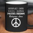 Birthplace Earth Race Human Religion Love Peace Coffee Mug