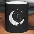 Black Cat On The Crescent Moon By The Starlight Coffee Mug