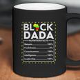 Black Dada Nutritional Facts King Dad Juneteenth 1865 Coffee Mug