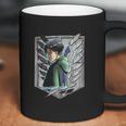 Black Haired Male Anime Character Eren Yeager Mikasa Ackerman Attack On Titan Coffee Mug