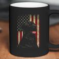 Black Labrador Gift Usa Flag Lab Owner Duck Hunter Coffee Mug