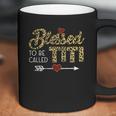 Blessed To Be Called Titi Leopart Red Plaid Buffalo Xmas Coffee Mug