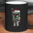 Boba Fett Santa Hat Cartoon Christmas Coffee Mug