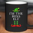 Im The Boss Elf Matching Family Christmas Coffee Mug