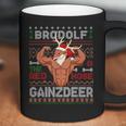 Brodolf The Red Nose Gainzdeer Gym Ugly Christmas Sweater Coffee Mug