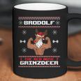 Brodolf The Red Nose Gainzdeer Gym Ugly Christmas Sweater Coffee Mug