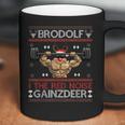 Brodolf The Red Nose Gainzdeer Gym Ugly Christmas Sweater Coffee Mug