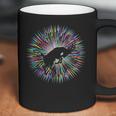 Bucking Goat Silhouette Bright Explosion Coffee Mug