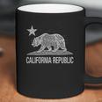 California Republic Cali Bear Star Vintage State Flag Coffee Mug