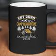 Camp Social Distancing Club Funny Camping Gift Coffee Mug