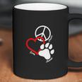 Canine Pet Rescue Cpr Peace Love Rescue With Pawprint Dog Puppy Coffee Mug