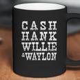 Cash Hank Willie Waylon American Coffee Mug