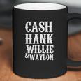 Cash Hank Willie WaylonShirt Coffee Mug