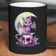 Cat Pastel Goth Moon Kawaii Halloween Skull Purple Witch Coffee Mug